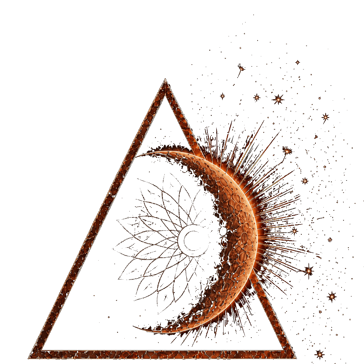 Rachel Patten — triangle and crescent moon mark